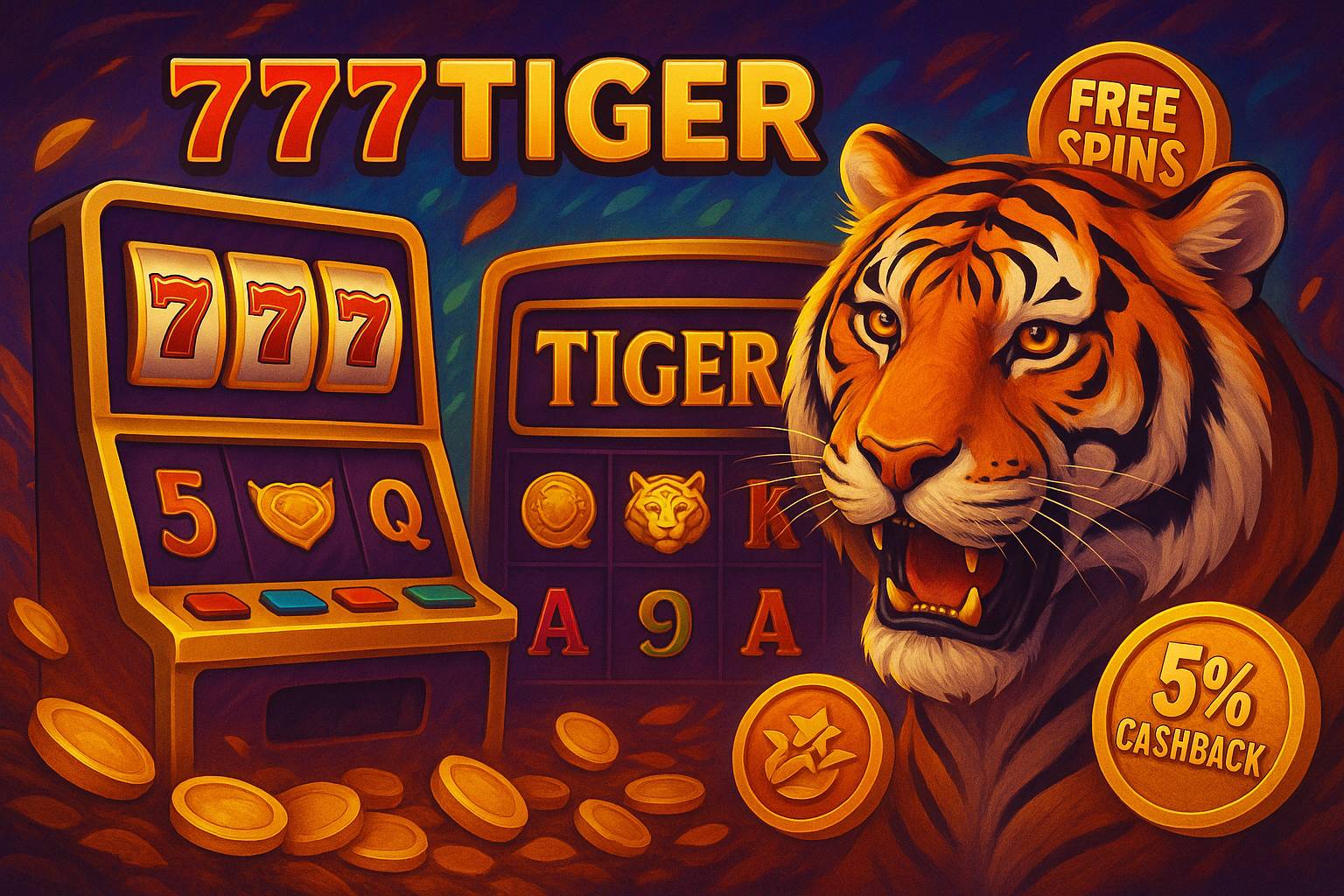 Jogos de Slot no Casino Online 777TIGER