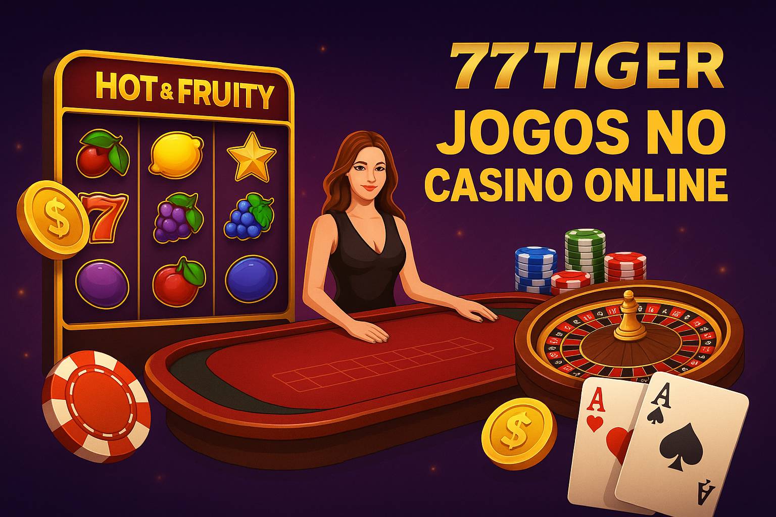 Jogos de cassino online 777TIGER